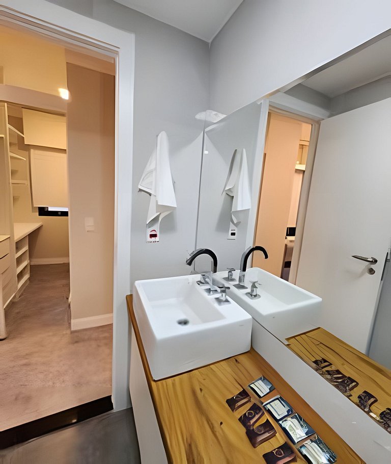 S2204 - Flat próximo a Congonhas acomoda família
