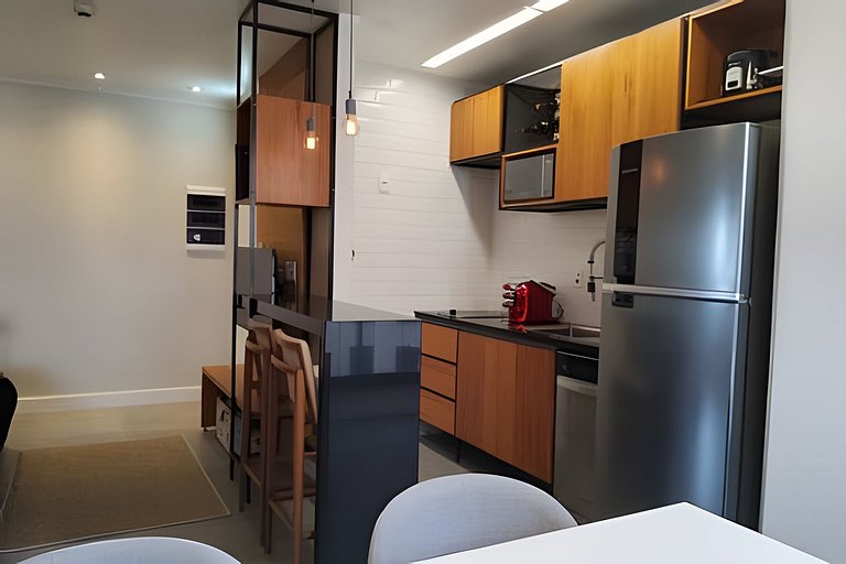 S502 - Flat acomoda família próximo a Congonhas