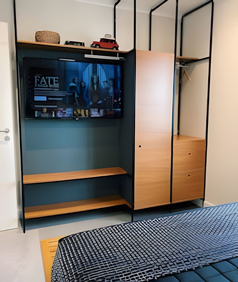 S502 - Flat acomoda família próximo a Congonhas