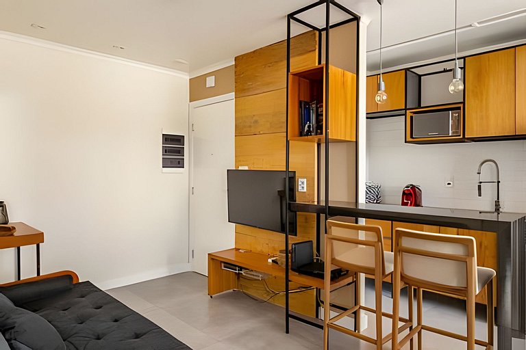 S502 - Flat acomoda família próximo a Congonhas